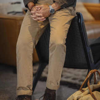 Khaki Twill Trouser