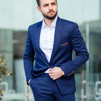 Navy Piqué Polo